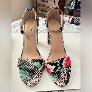 Snake Skin Heels